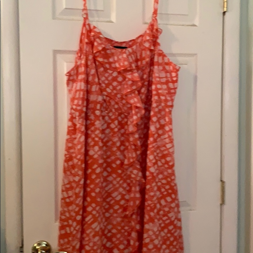 Lane Bryant coral dress
